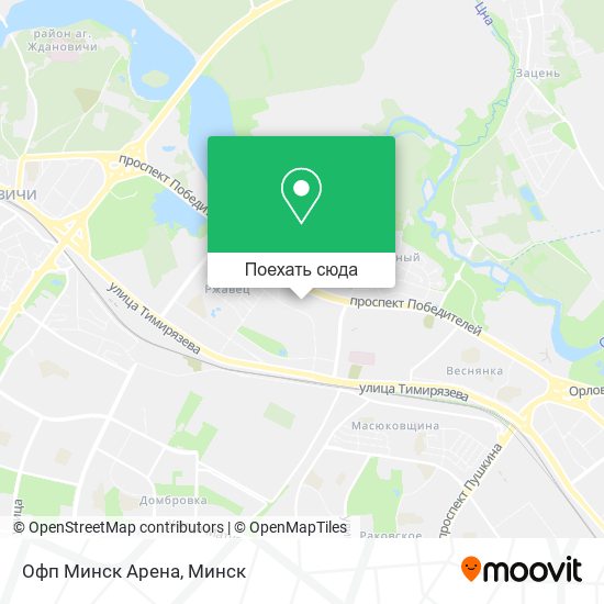 Карта Офп Минск Арена