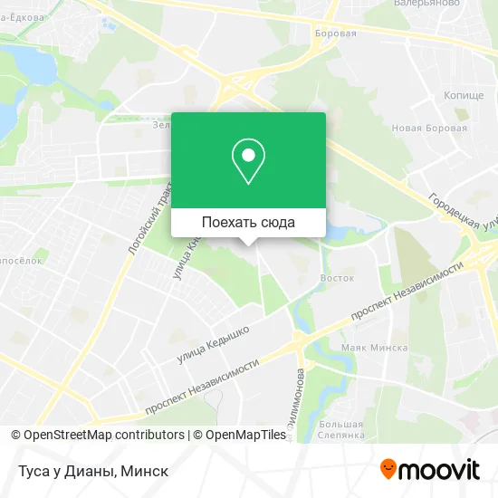 Карта Туса у Дианы