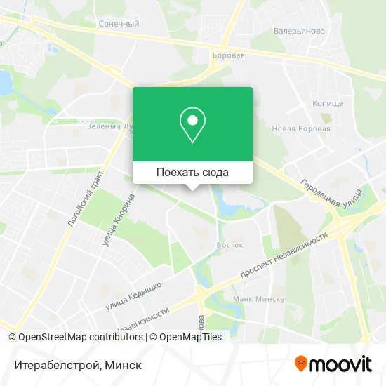 Карта Итерабелстрой