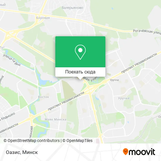 Карта Оазис