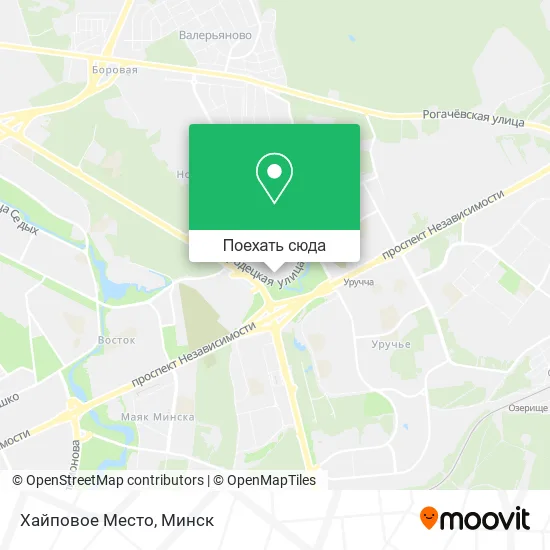 Карта Хайповое Место