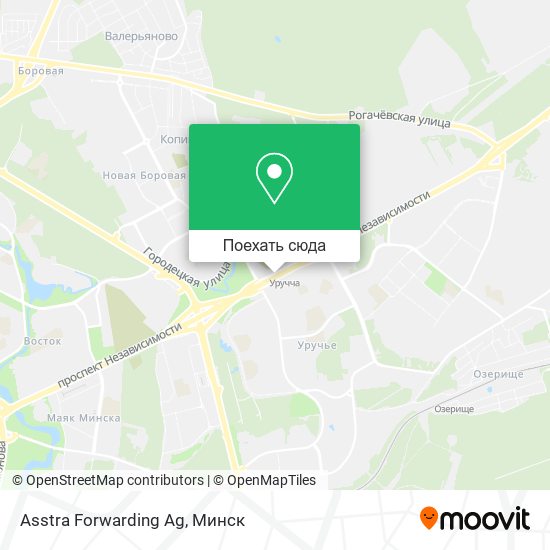 Карта Asstra Forwarding Ag