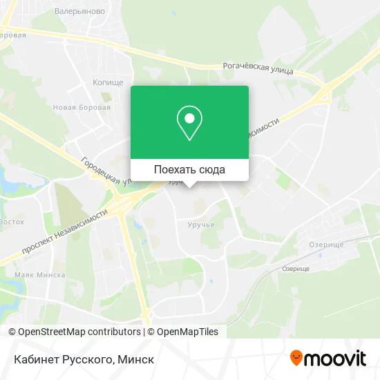 Карта Кабинет Русского