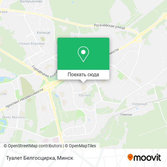 Карта Туалет Белгосцирка