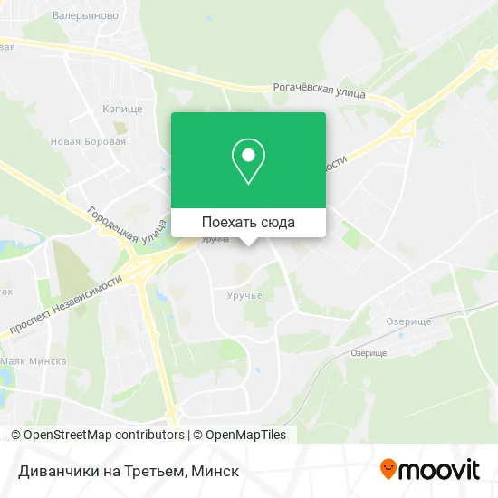 Карта Диванчики на Третьем