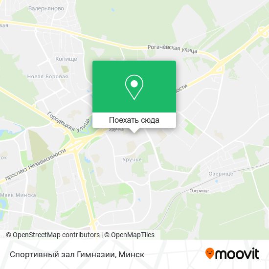 Карта Спортивный зал Гимназии