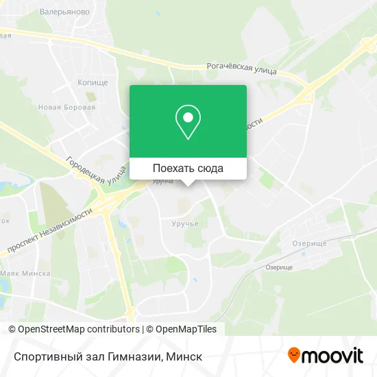 Карта Спортивный зал Гимназии