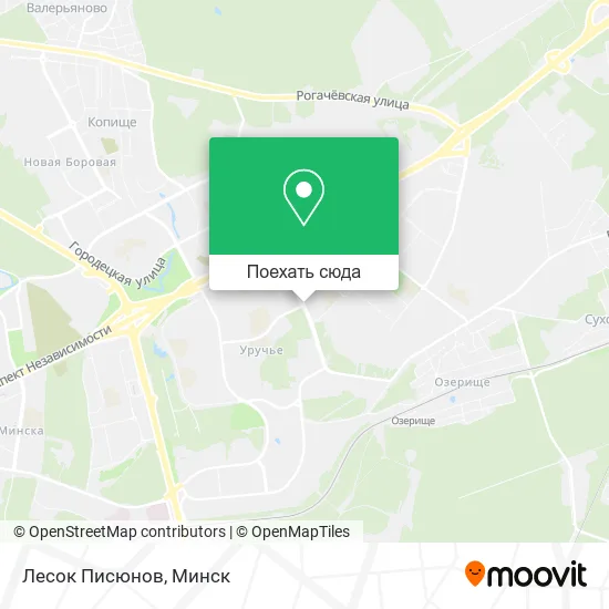 Карта Лесок Писюнов