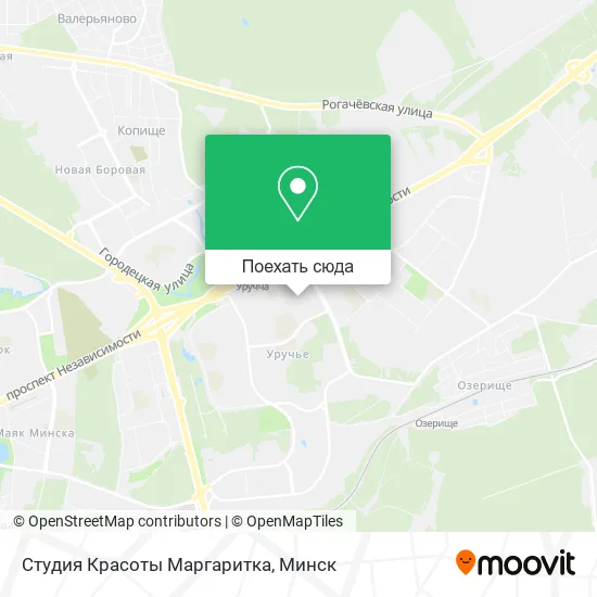Карта Студия Красоты Маргаритка