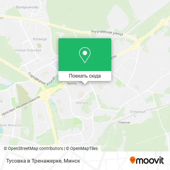 Карта Тусовка в Тренажерке