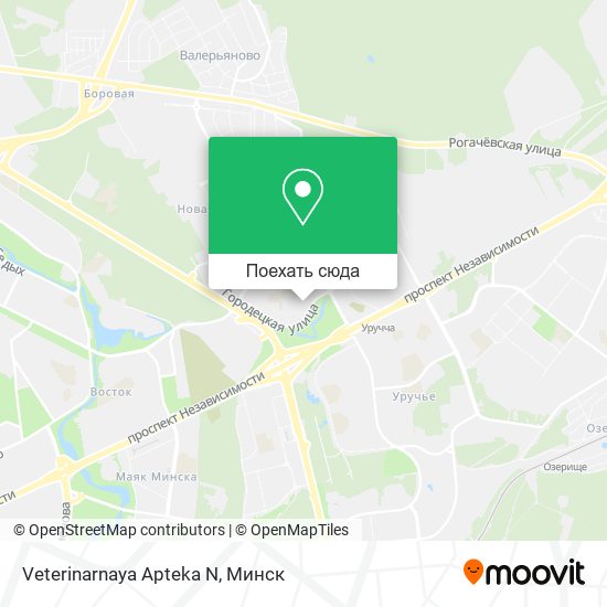 Карта Veterinarnaya Apteka N
