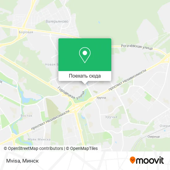 Карта Mvisa