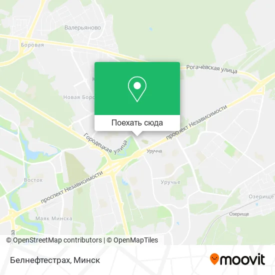 Карта Белнефтестрах