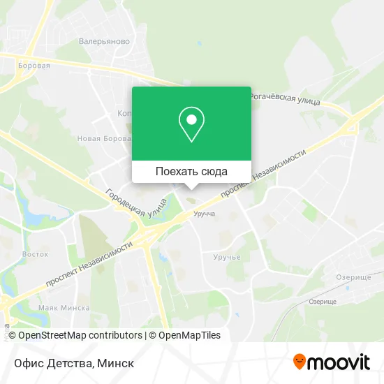 Карта Офис Детства