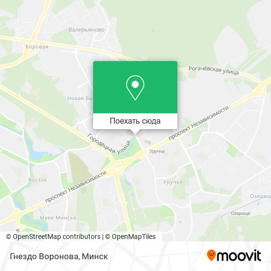 Карта Гнездо Воронова