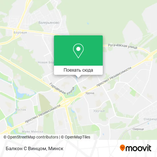 Карта Балкон С Винцом