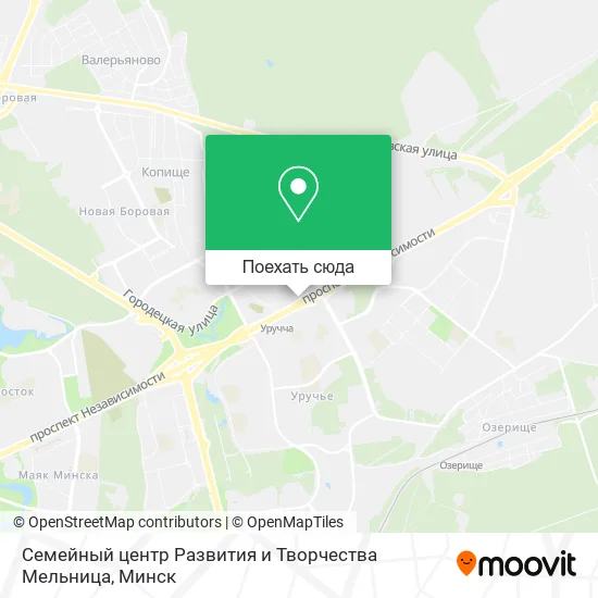 Карта Семейный центр Развития и Творчества Мельница