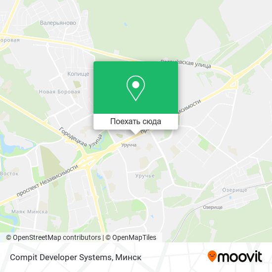 Карта Compit Developer Systems