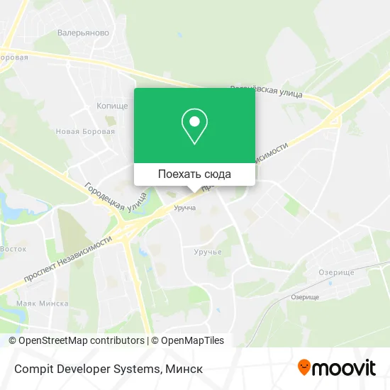 Карта Compit Developer Systems