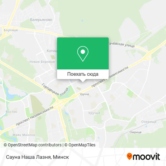 Карта Сауна Наша Лазня