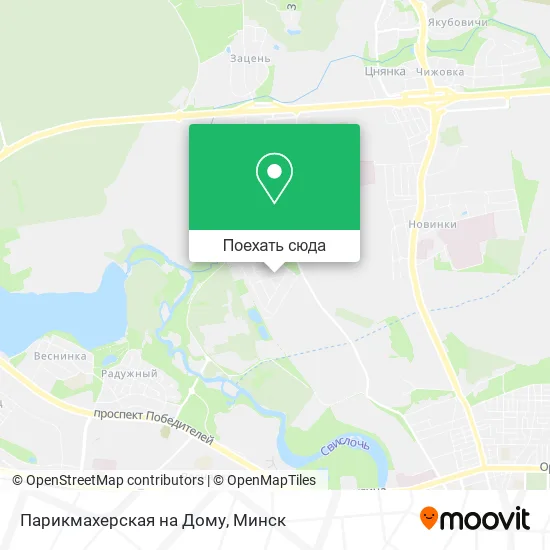 Карта Парикмахерская на Дому