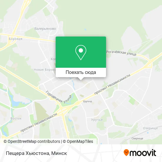 Карта Пещера Хьюстона
