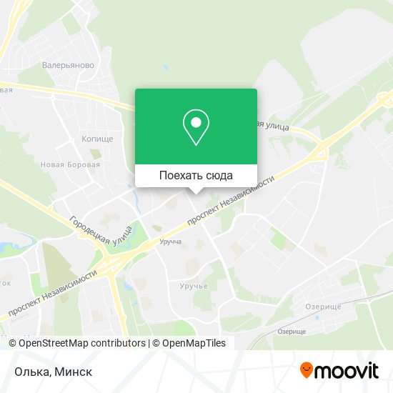 Карта Олька