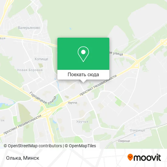 Карта Олька