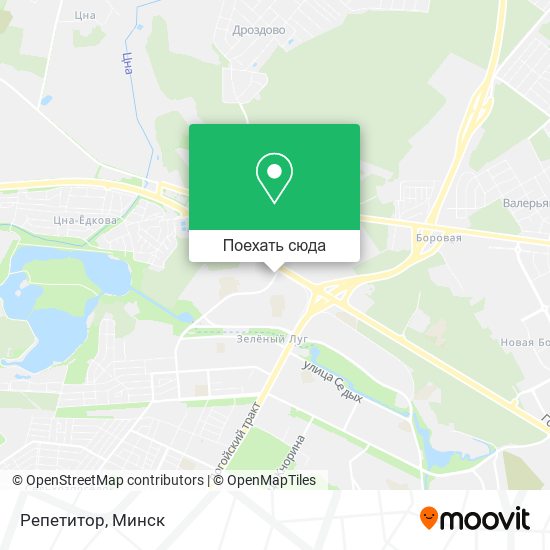 Карта Репетитор