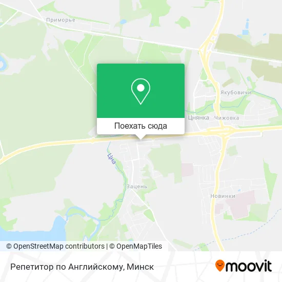Карта Репетитор по Английскому
