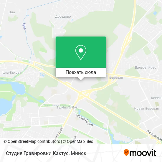 Карта Студия Гравировки Кактус