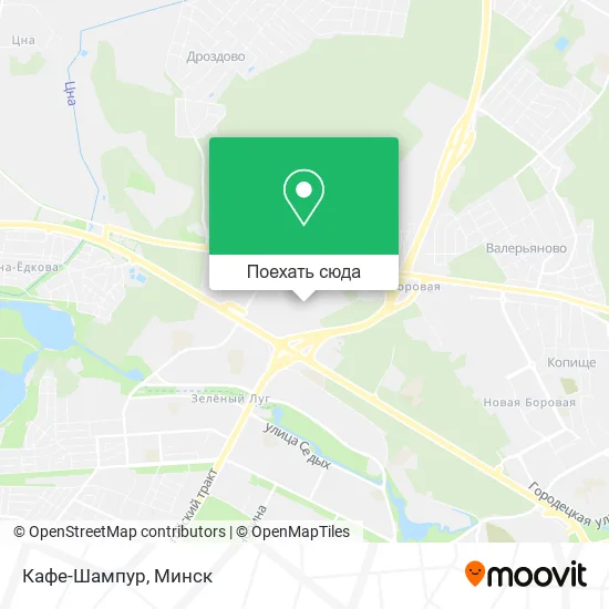 Карта Кафе-Шампур