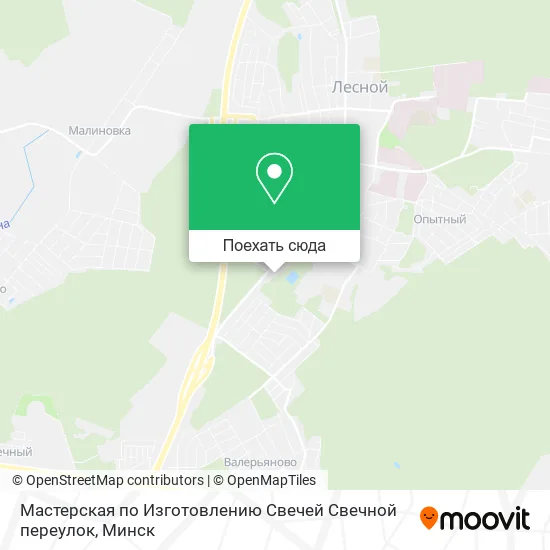 Карта Мастерская по Изготовлению Свечей Свечной переулок