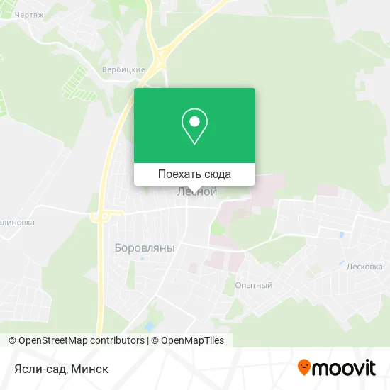 Карта Ясли-сад