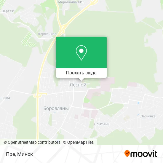 Карта Пре