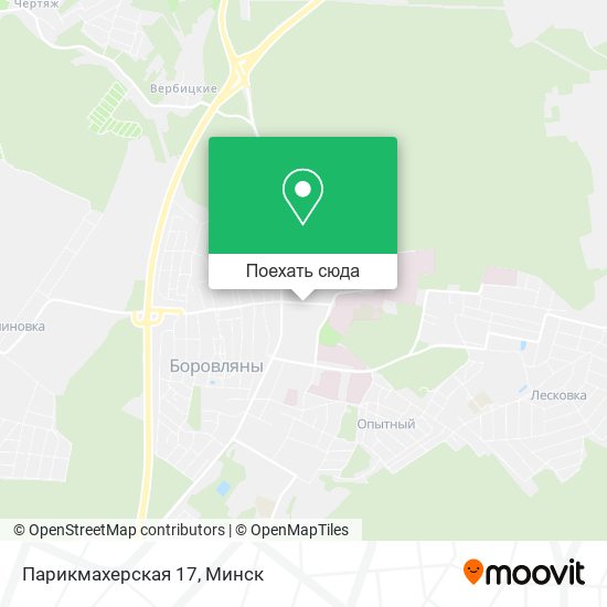 Карта Парикмахерская 17