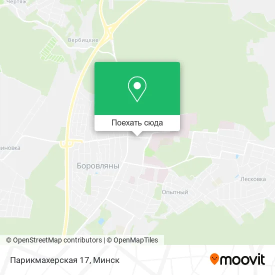 Карта Парикмахерская 17