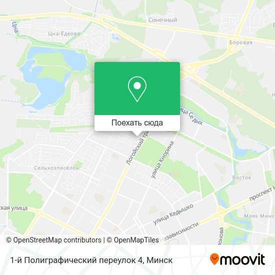 Карта 1-й Полиграфический переулок 4