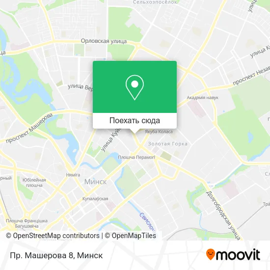 Карта Пр. Машерова 8