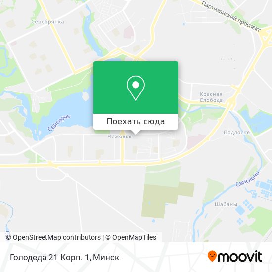 Карта Голодеда 21 Корп. 1