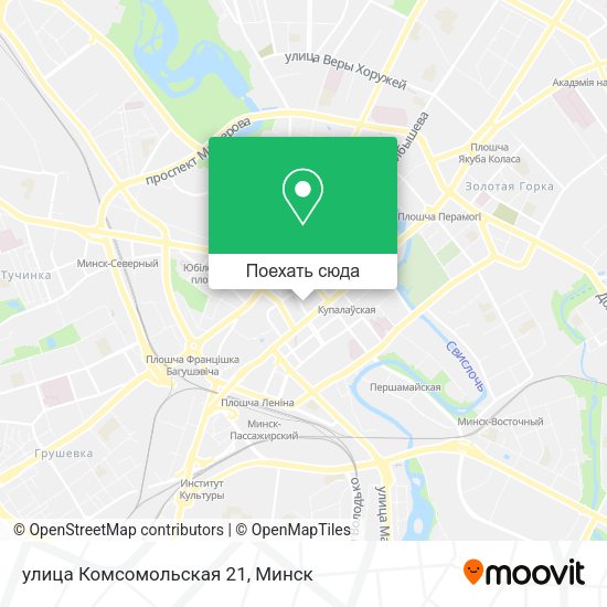Карта улица Комсомольская 21