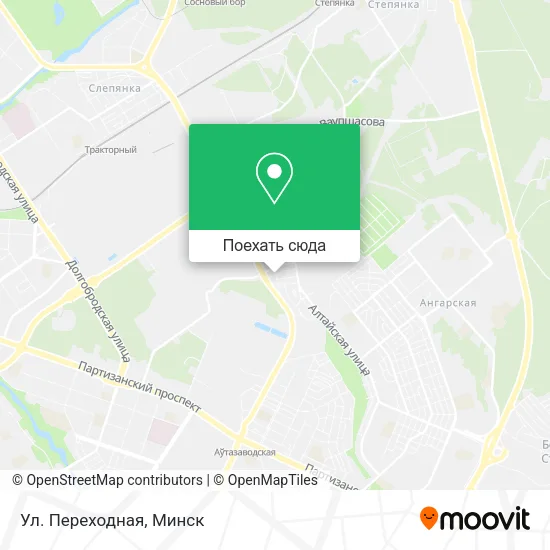 Карта Ул. Переходная