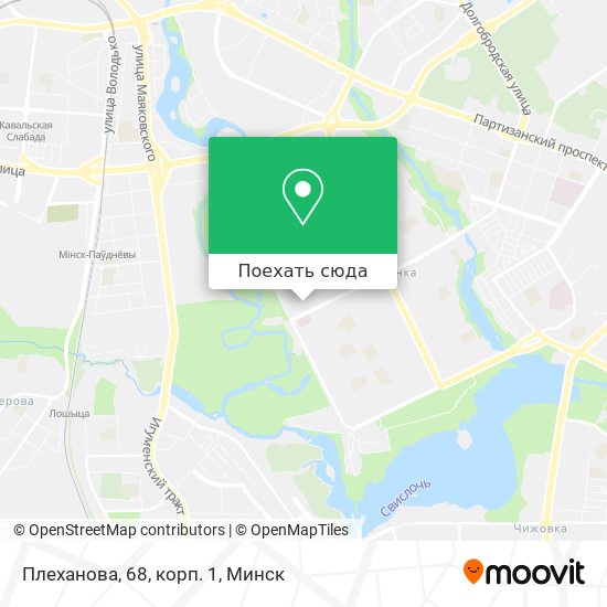 Карта Плеханова, 68, корп. 1