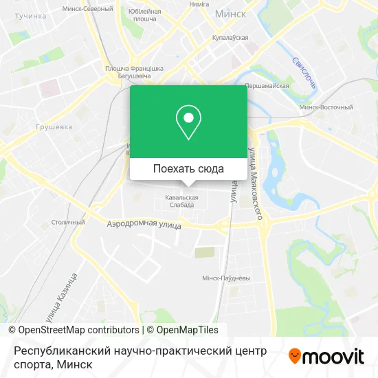 Карта Республиканский научно-практический центр спорта
