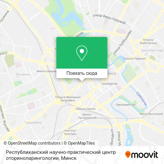 Карта Республиканский научно-практический центр оториноларингологии