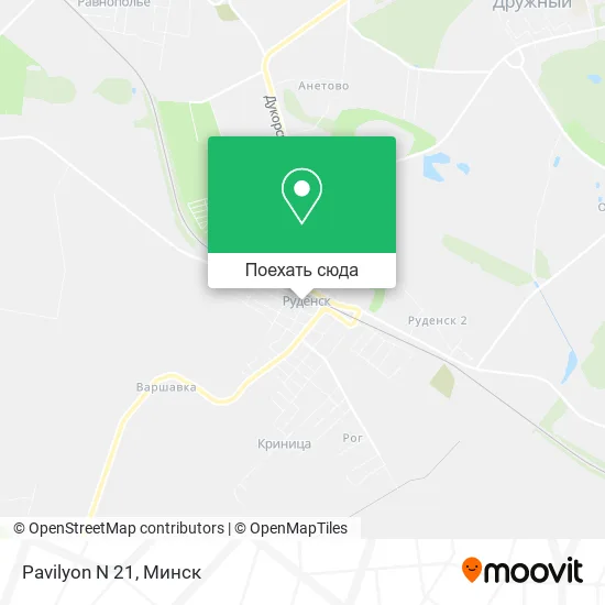 Карта Pavilyon N 21