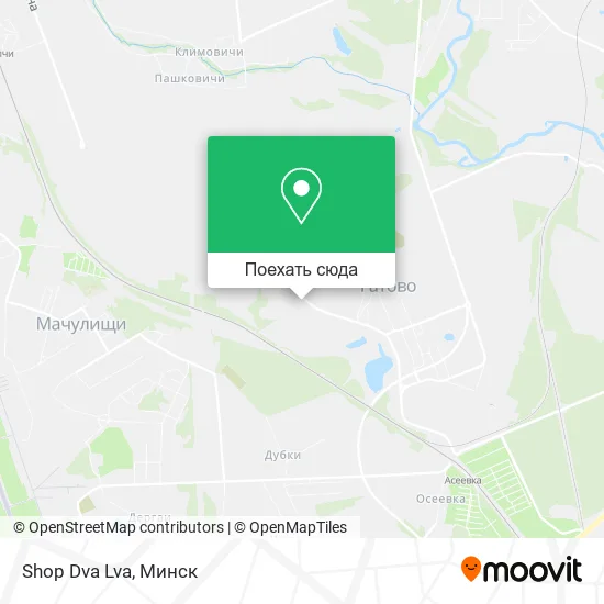 Карта Shop Dva Lva