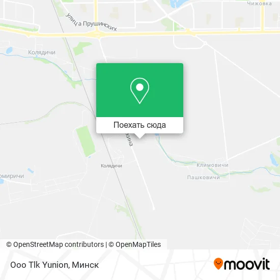Карта Ooo Tlk Yunion