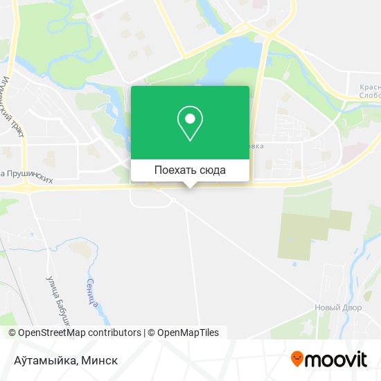 Карта Аўтамыйка