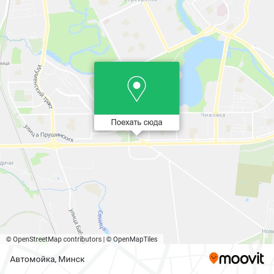 Карта Автомойка